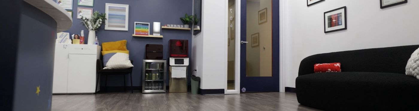 Reception area at Rosen Dental in Chicago