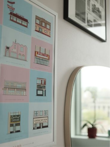 Second city wall art